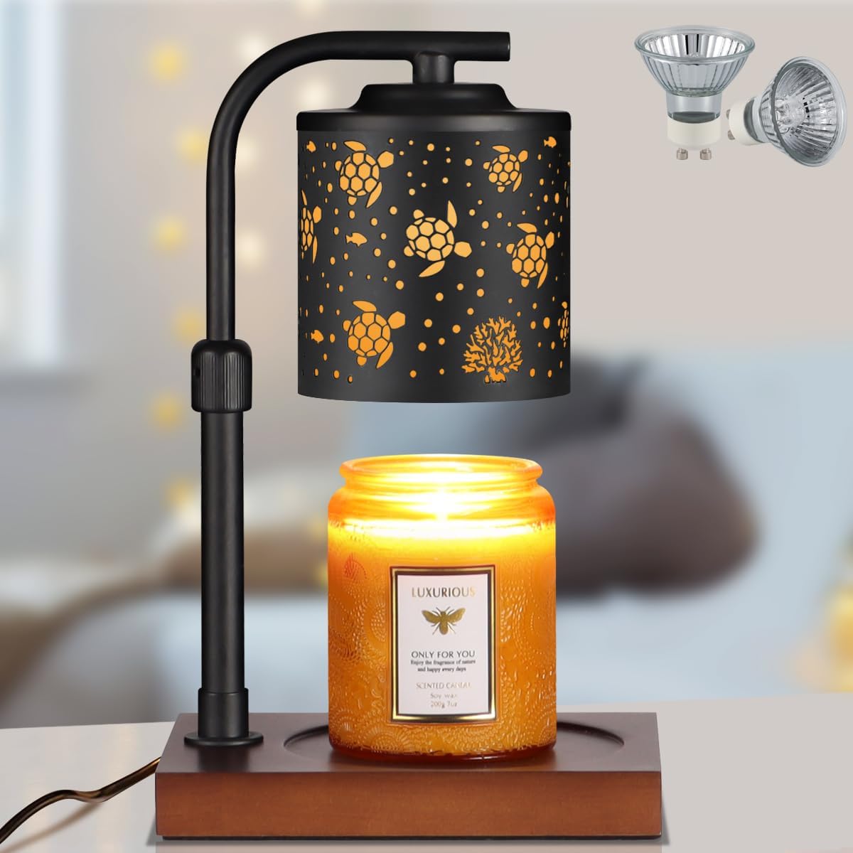 mocosa Candle Warmer Lamp with Adjustable Height Dimmable for New Home Decor Electric Candle Warmer for Jar Candles Birthday Gifts for Women Mom(Hummingbird)