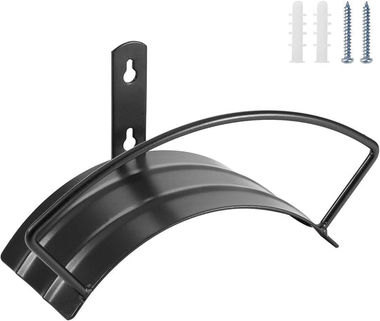 Eastrans Wall Mounted Garden Hose Holder Hold 125ft 3/4" Hose, Durable and Heavy Duty Rust-Free Hose Hanger for Water Hose, Keep Your Backyard Neat and Clean,Brown