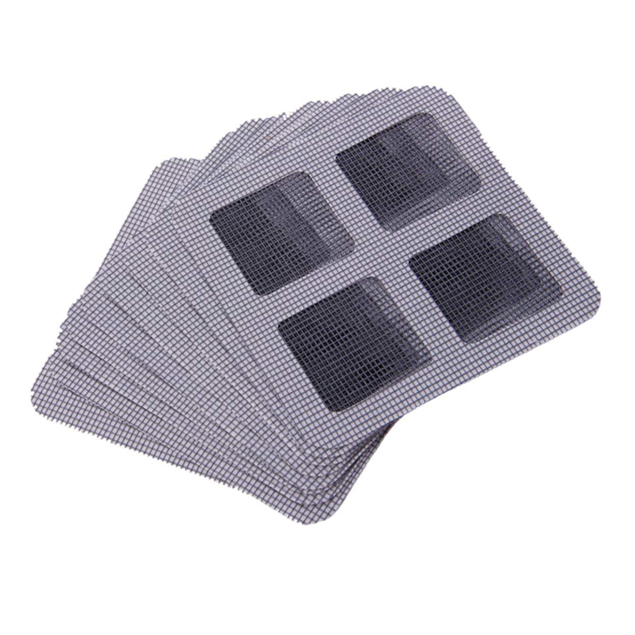 VILLCASE 21Pcs Self Adhesive Window Screen Repair Patch Kit Durable Net Stickers for Screens Doors Tents and Pools Easy Installation No Tools Required