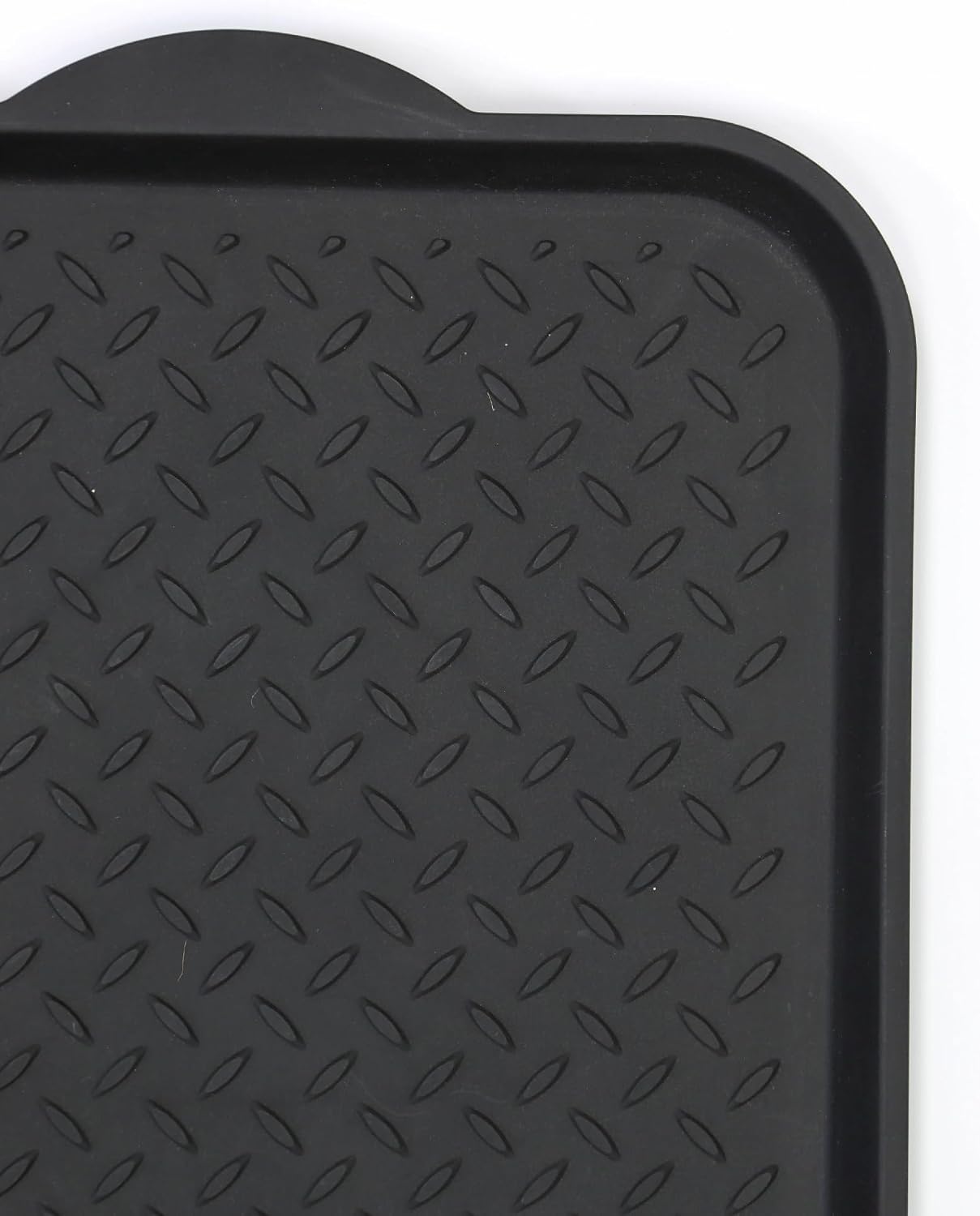 Diamond Boot Tray, 15" x 29", Black