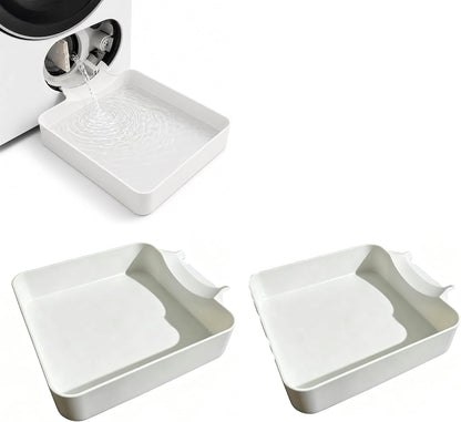 Universal Front-Load Washing Machine Drain Pan, Washer Drain Pan, Washing Machine Drainage Tray, Easy Installation for Apartments, Garages, and Rentals (drip Tray)