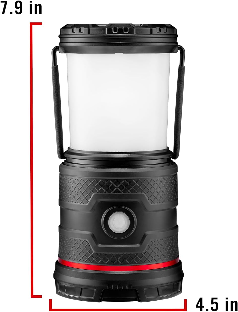 COAST EAL30R 1000 Lumen Rechargeable Emergency Camping Lantern with Warm, Day, Red & Red Flashing Mode, Foldeable Handle, 15 Hours of Runtime
