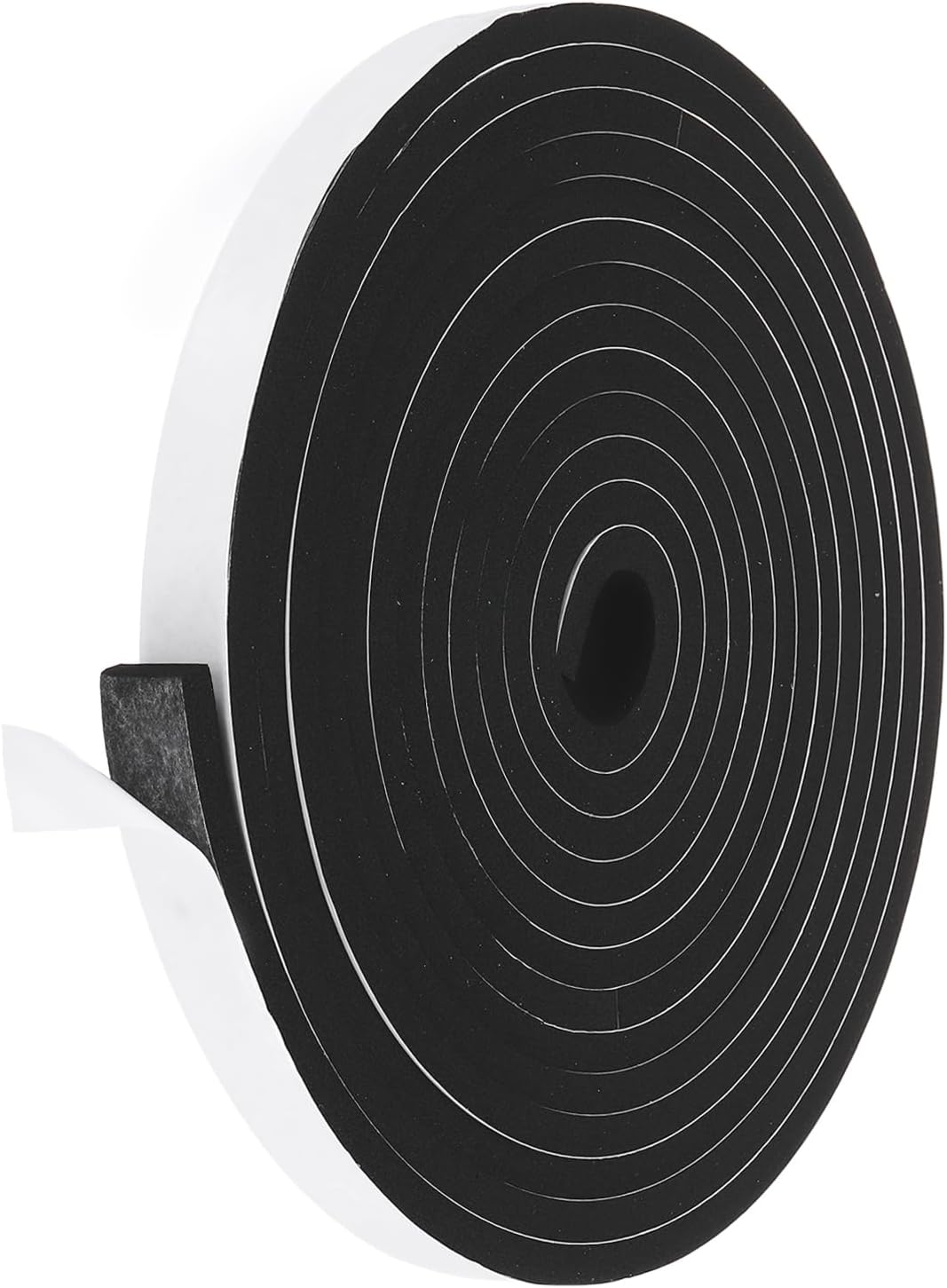 PATIKIL Weather Stripping Door Seal Strip, 3/8 Inch x 1/4 Inch x 32 Ft Self Adhesive Soundproof High Density Foam Tape Insulation for Door Window Air Conditioning, White - Colors B