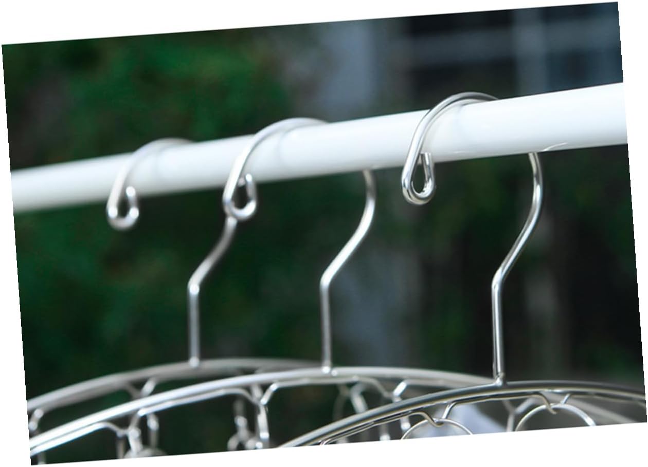 MAGICLULU Stainless Steel Laundry Hanger Clips with High Elastic Clips for Space Saving Drying of Bras Underwear Socks Towels Gloves Resistant Clothes Drying
