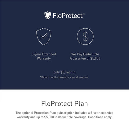 Moen Flo 1-inch Smart Water Shut Off Valve, Smart Home Water Monitor Leak Detector, Wifi Connected, App Enabled Flow Meter and Shutoff, 900-006