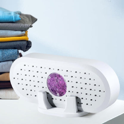 Small Dehumidifier, Portable Mini Humidity Absorbers, ABS 5W 6V Effective White Electric Dehumidifiers for Closet Shoe Cabinet