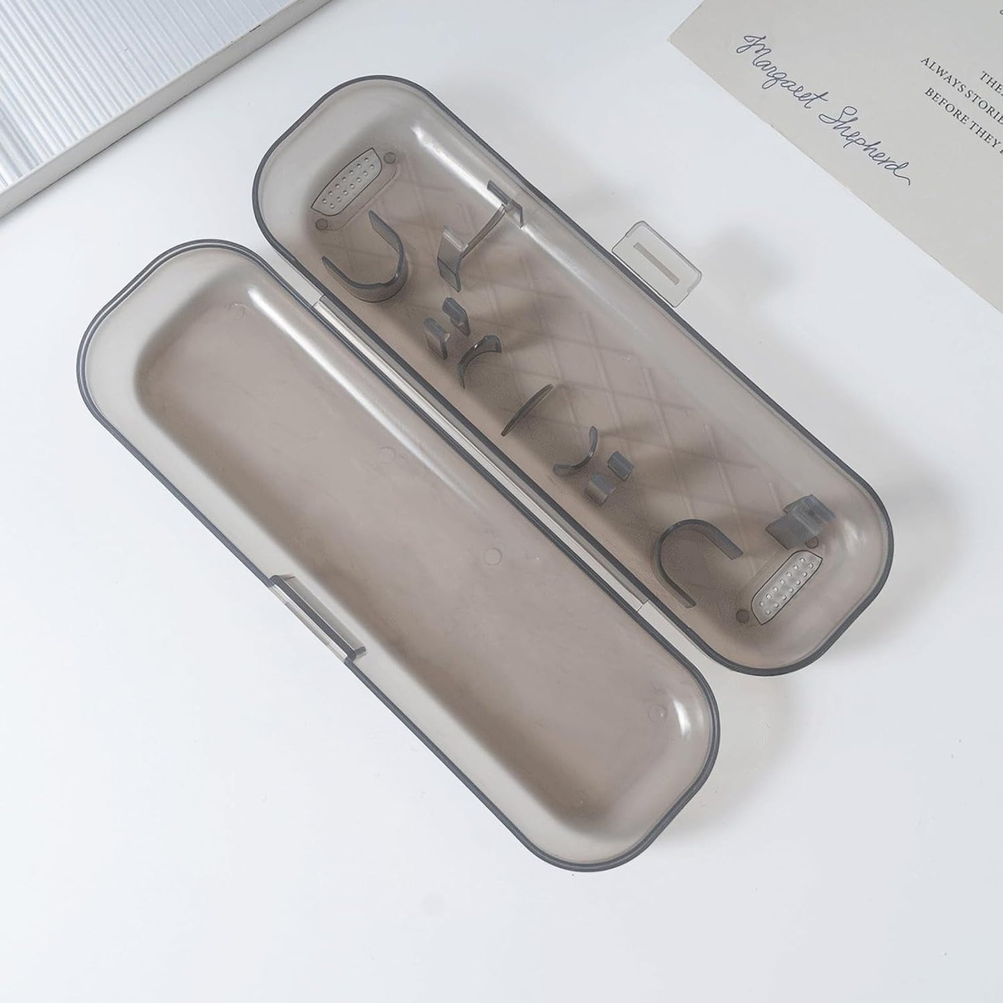 Newly upgraded toothbrush travel case, suitable for Oral-B/Oral-B Pro/Philips Sonicare/Aquasonic toothbrush, travel electric toothbrush box(black)