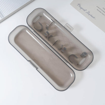 Newly upgraded toothbrush travel case, suitable for Oral-B/Oral-B Pro/Philips Sonicare/Aquasonic toothbrush, travel electric toothbrush box(black)