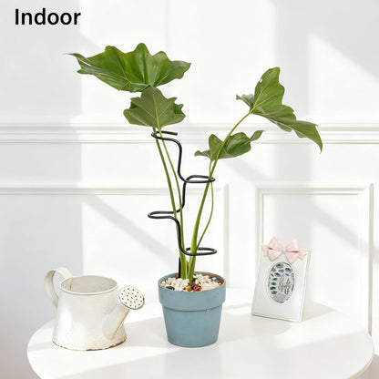 3PCS Indoor Plant Support – Durable Metal Garden Stakes for Monstera, Flowers & Herbs – 12.6 Inch Trellis for Indoor & Outdoor Plants, Easy-to-Use Support Structures