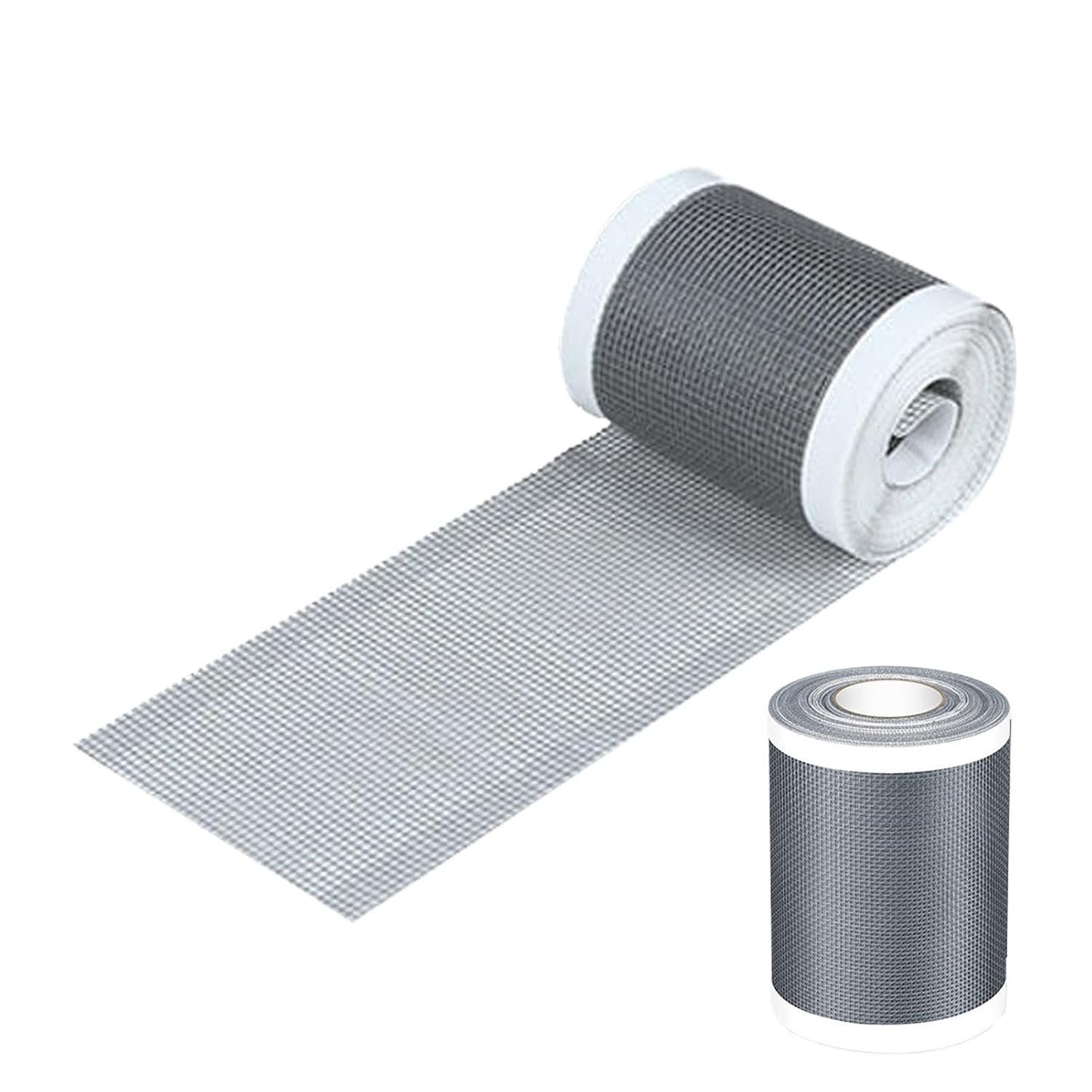 Window Screen Repair Tape, Strong Adhesive Screen Patch, Fiberglass Screens Tape Mesh Repair for Covering Window or Doors Pet Mesh Cage Tears Holes Ideal for Home, Apartment, Dorm
