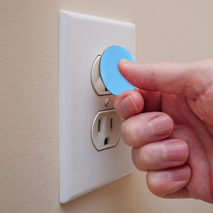 Pure Blue Color Outlet Covers Baby Proofing - Plug Covers for Electrical Outlets, Child Proof Socket Covers, Baby Safety Products for Home, Office