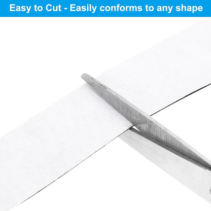 PATIKIL Weather Stripping Door Seal Strip, 3/8 Inch x 1/4 Inch x 32 Ft Self Adhesive Soundproof High Density Foam Tape Insulation for Door Window Air Conditioning, White - Colors A