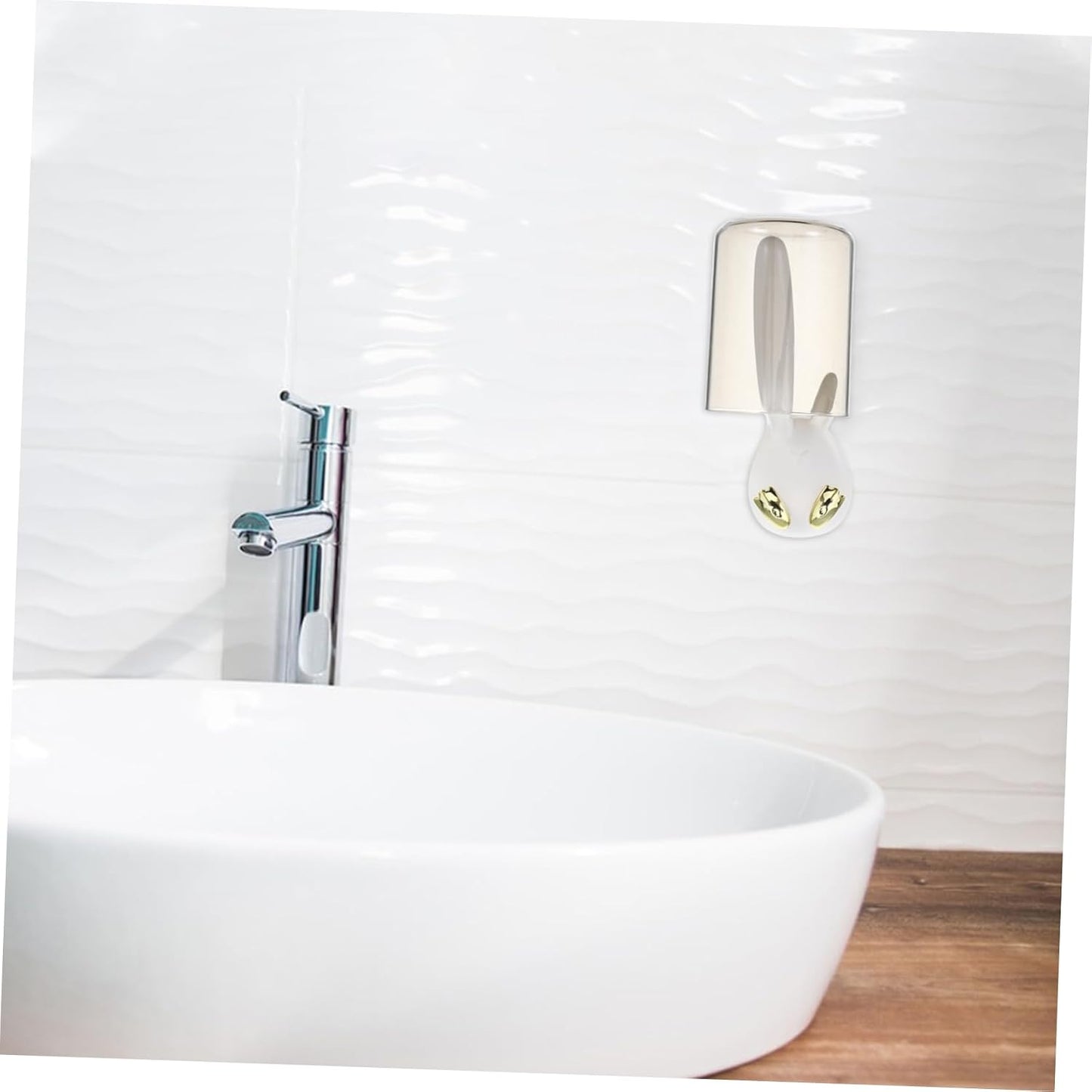 Zerodeko Wall-Mounted Toothbrush Holder with Cup and Cover Easy Installation Bathroom Organizer for Toothbrushes and Cups Space-Saving Design for Home and Dorm Use