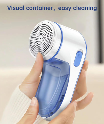 Fabric Shaver, Electric Lint Remover for Clothes & Furniture, Sweater Shaver & Pilling Remover, Depiller with 2 Extra Blades Included, Lint Shaver for Clothing - Battery Operated
