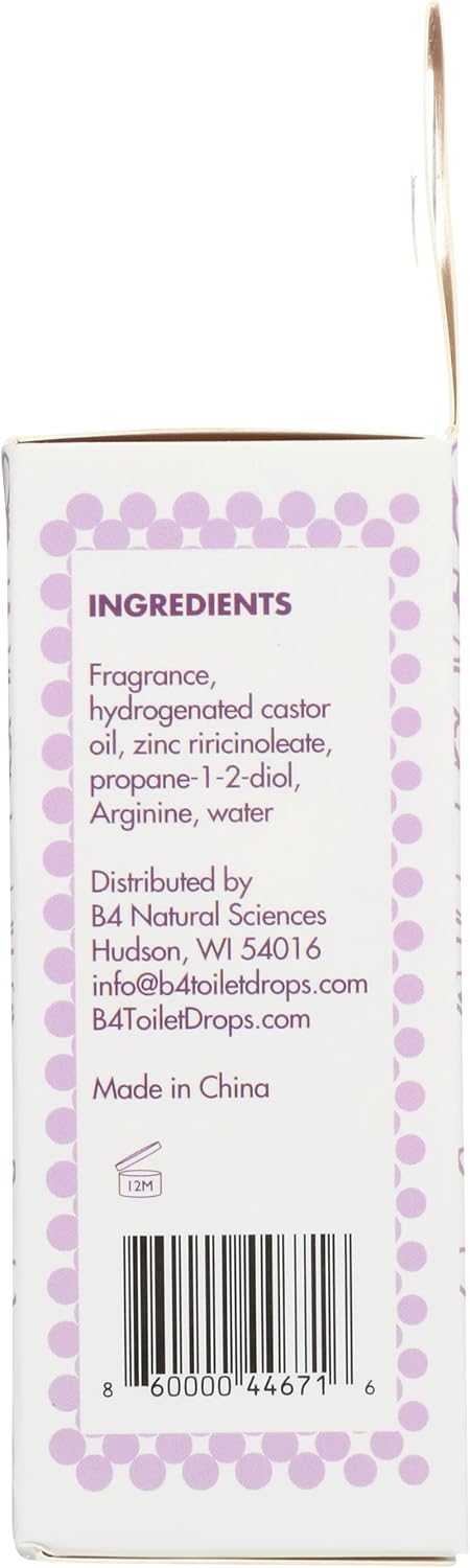 B4 Toilet Drops Toilet and Bathroom Deodorizer Drops, 3 Count, 2 Ounce Bottles (Variety Pack)