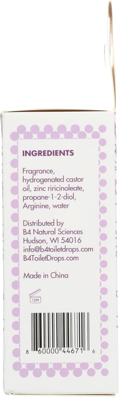 B4 Toilet Drops Toilet and Bathroom Deodorizer Drops, 3 Count, 2 Ounce Bottles (Variety Pack)