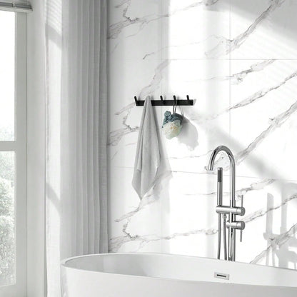 Chejiaye 10pcs Marble Peel and Stick Backsplash Waterproof Washroom Wall Panels, Peel and Stick Tile, PVC Foam Wall Panels for Kitchen,Bathroom,Living Room,Blue and Gold(Not Real Tile,11.8" x 11.8")