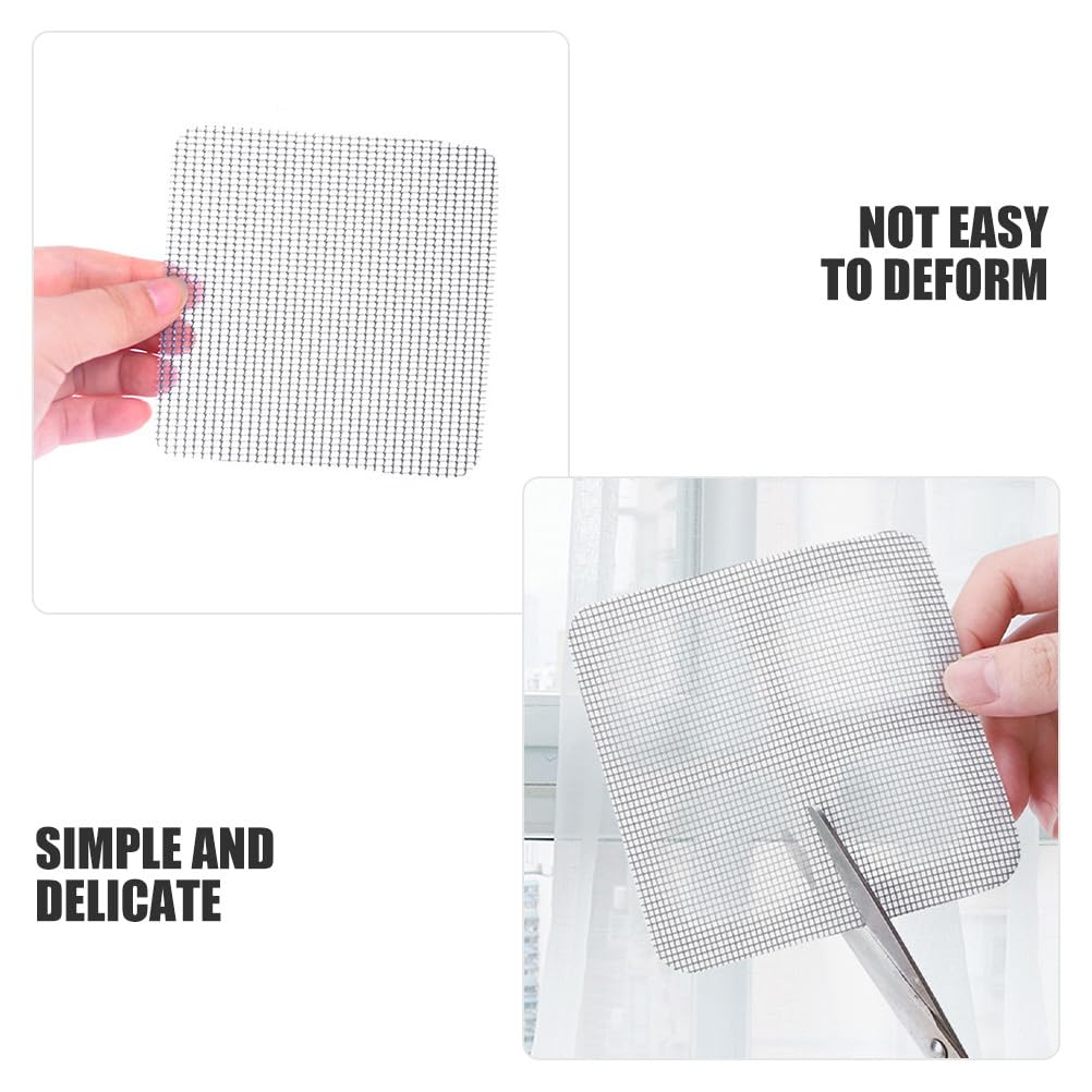 Waterproof Window Screen Repair Patch Tape Strong Adhesive Mesh Screen Repair Patches for Tear Holes