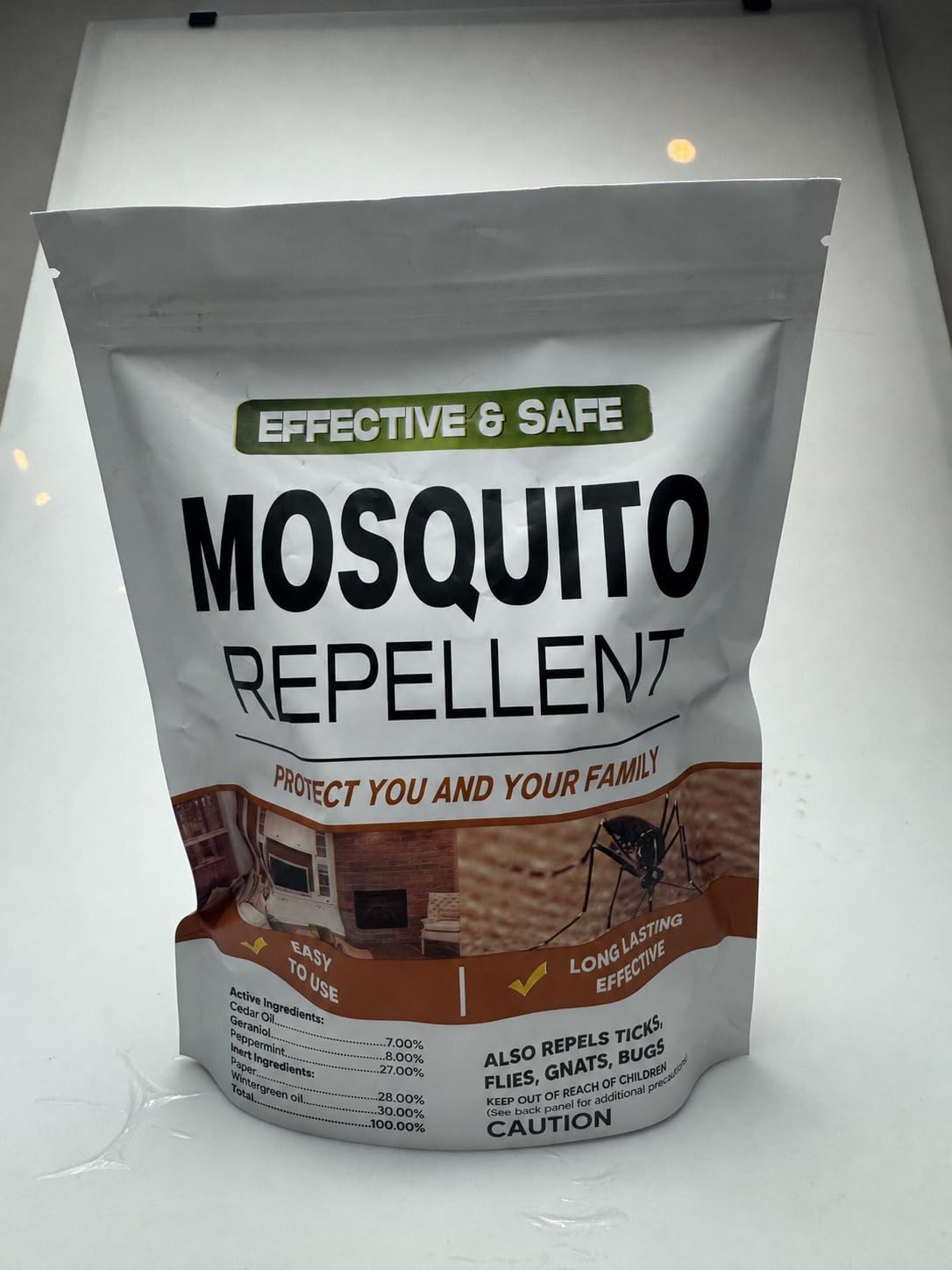 AUDQQM Mosquito Repellent Outdoor Patio, Mosquito Repellent Balls Indoor, Mosquitoes Deterrent for Yard, Keep Mosquito Away for Room/Porch/Camping, Last for 60 Days-8P