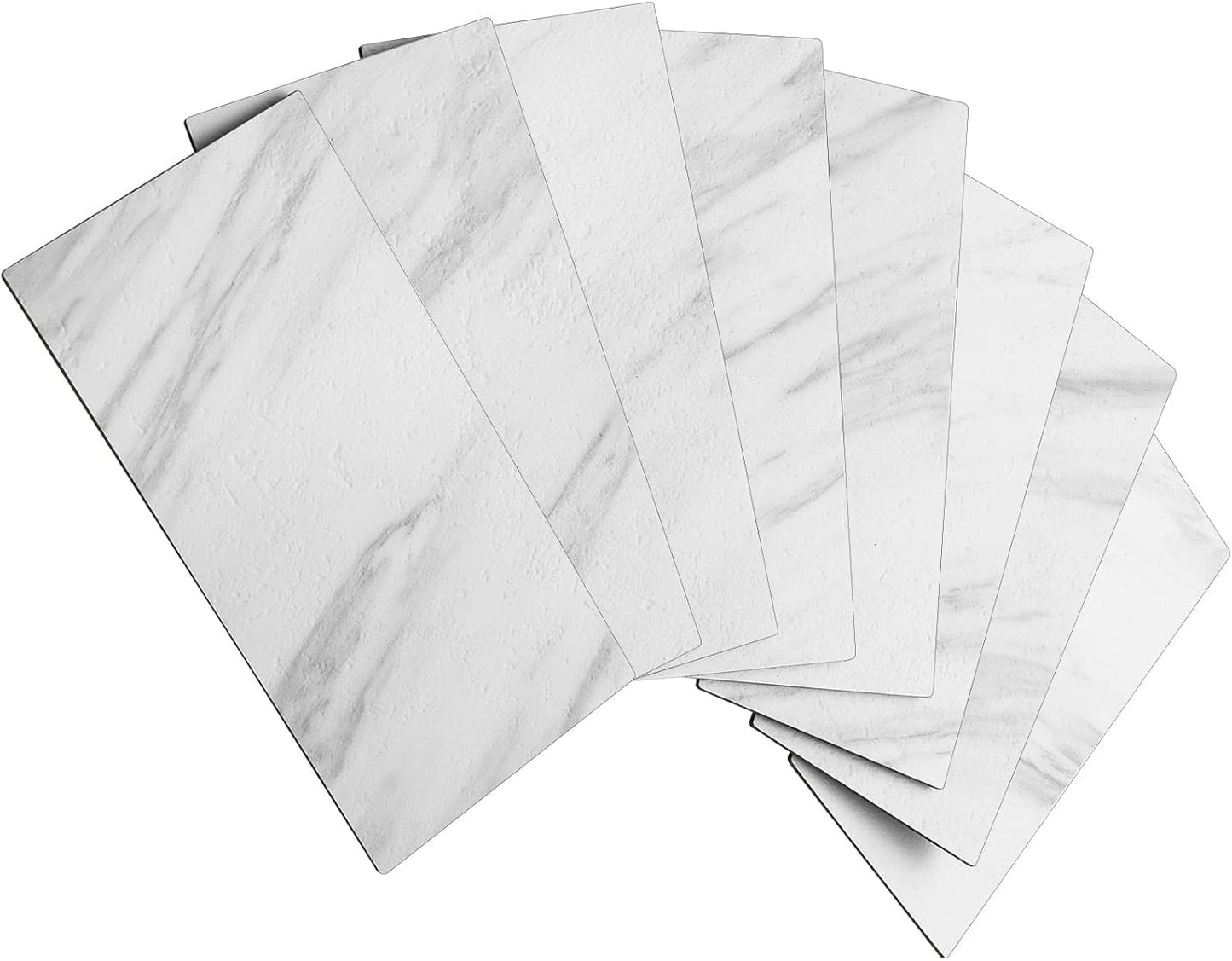 AULIGET 100 Piece Rust Slate Peel and Stick Backsplash Wall Tiles, 3" x 6" PVC Faux Stone Stick on Tiles for Backsplash Kitchen, Bathroom, Laundry Room, Camper, Fireplace