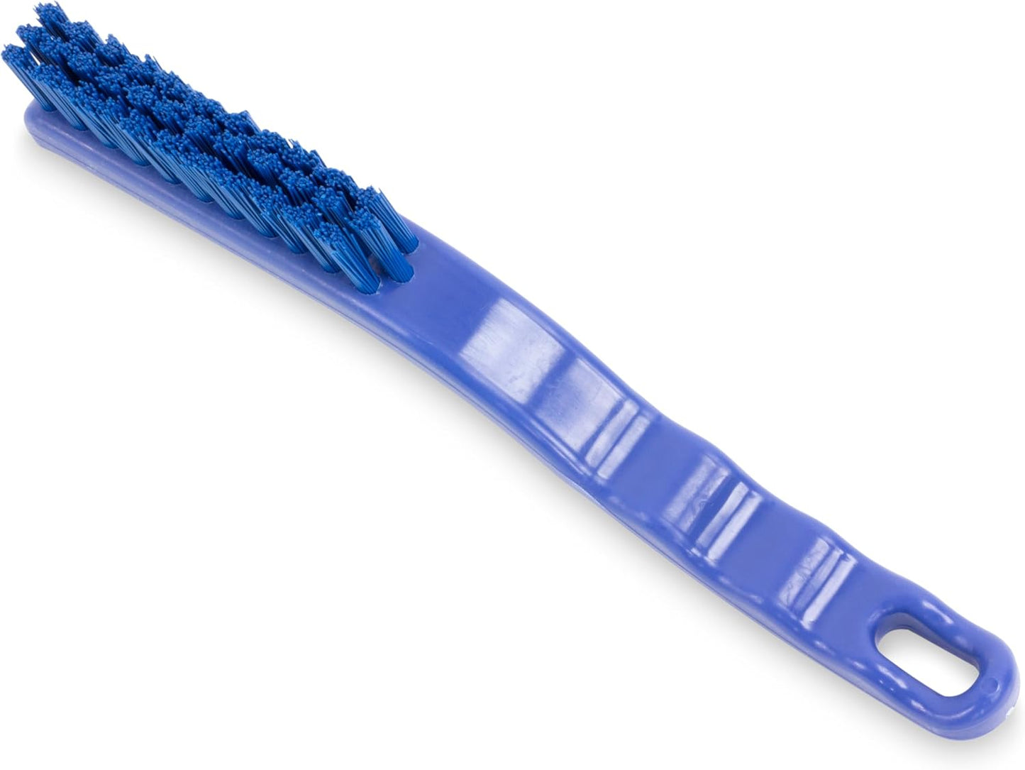 SPARTA Flo-Pac Grout Brush with Nylon Bristles, Scrubber with Handle for Bathroom and Kitchen Tile, 8", White
