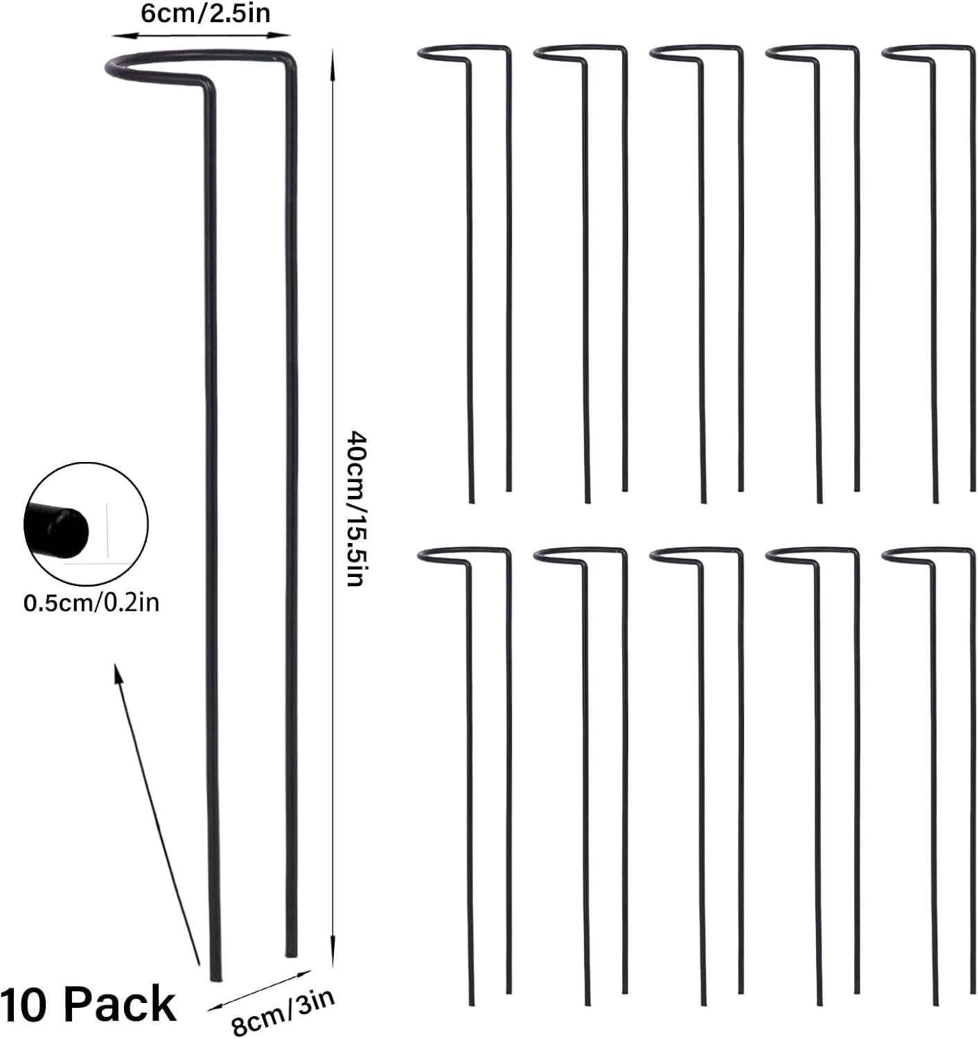 10 Pack Indoor Plant Support for Monstera Trellis Stakes and Stem Holder - Perfect for Small Indoor Plants, Desktop Gardens & Flower Shelf Use, Easy to Set Up and Efficient Support