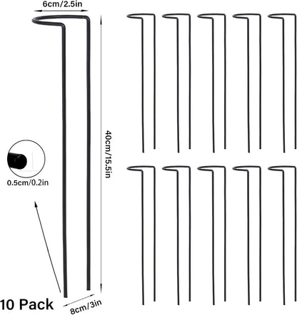 10 Pack Indoor Plant Support for Monstera Trellis Stakes and Stem Holder - Perfect for Small Indoor Plants, Desktop Gardens & Flower Shelf Use, Easy to Set Up and Efficient Support