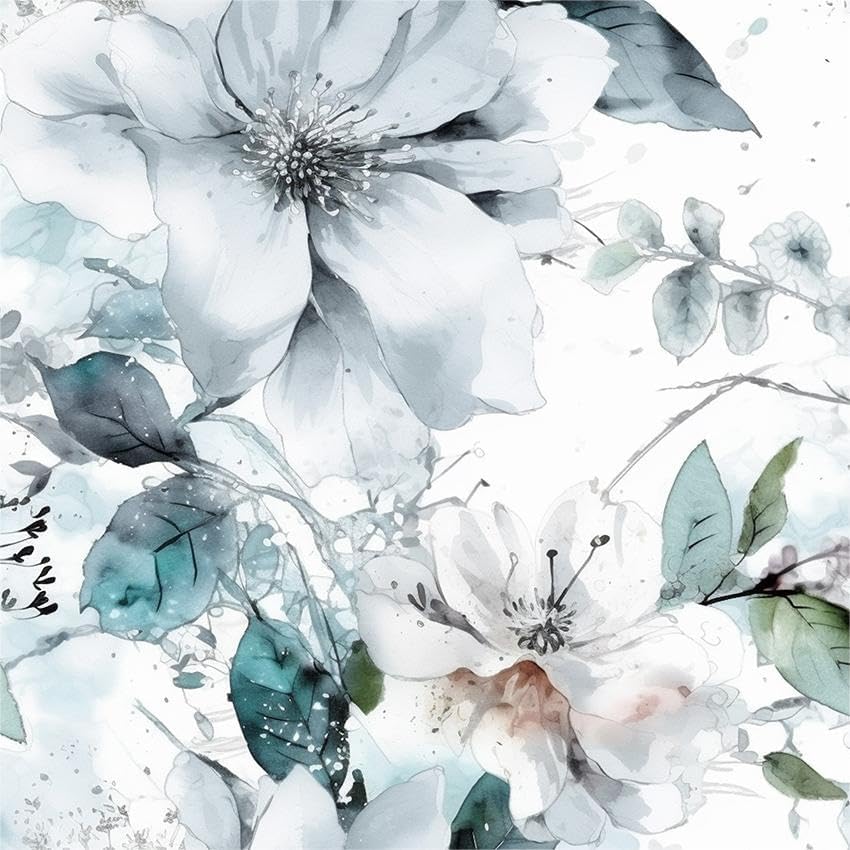18"x236" Boho Cream/Brown Daisy Flower Peel and Stick Self Adhesive Wallpaper Removable Contact Paper Stick on Easy Peel Off Wall Paper for Kitchen Bedroom Bathroom Renter
