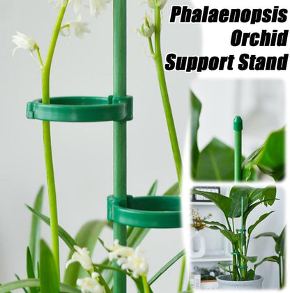 5Pcs Plant Stakes - Adjustable Length Plant Support Stake,with 10Pcs 360 °Rotating Buckle,for Indoor Outdoor,for Medium and Large Tomato Orchid Potted Plants Flower Support Rod