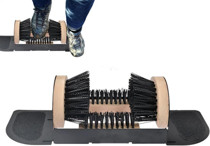 Heavy Duty Boot Scraper Brush with Mud Remover Door Step Shoe Cleaner Mat for Outside Outdoor Scrubber for Boots Wellies & Walking Shoes