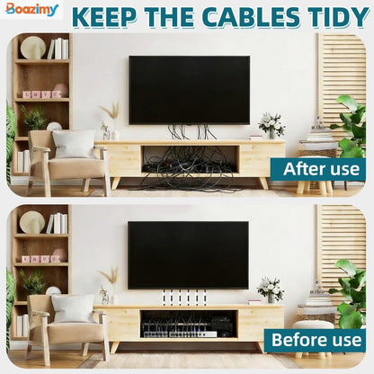 Self Adhesive Cable Clips 60 Pcs, 7.5mm Black Wire Holders with Strong Adhesive, Cord Management Organizer for Under Desk Wall TV PC Ethernet Cable