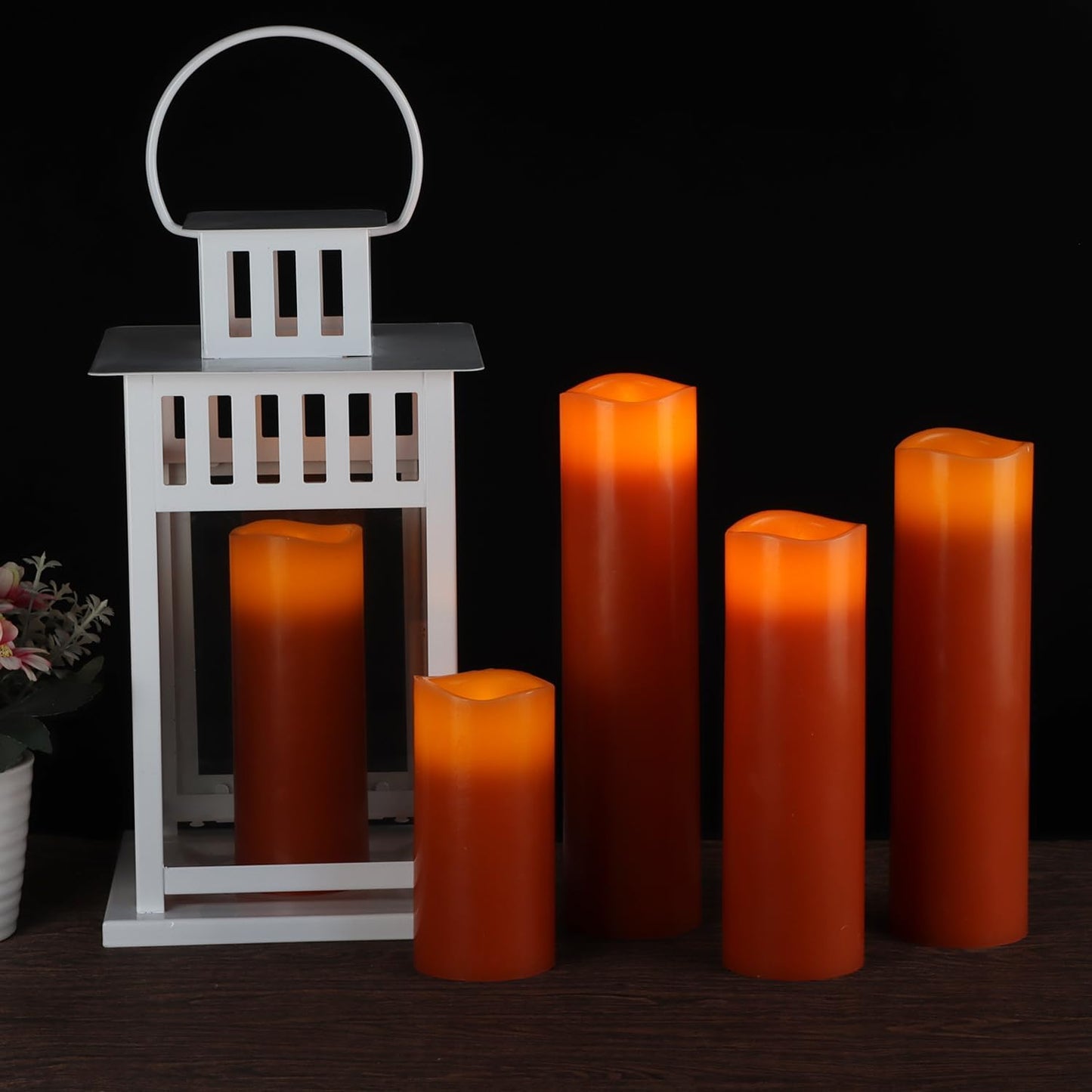 Vinkor Flameless Candles Battery Operated Candles Real Wax Pillar LED Candles with 10-Key Remote and Cycling 24 Hours Timer (Ivory Set of 12 （D: 3" x H: 4"）)