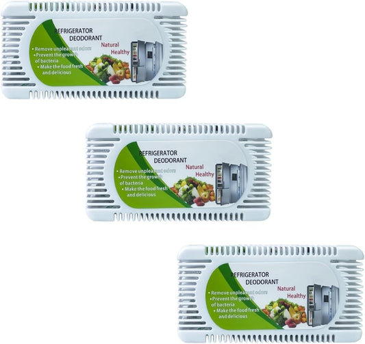 3 Box Refrigerator Air Purifier Bamboo Charcoal Activated Carbon Box Odour Absorber Closet Deodorant Freezer Deodorizer Smell Charcoal Air Purifiers