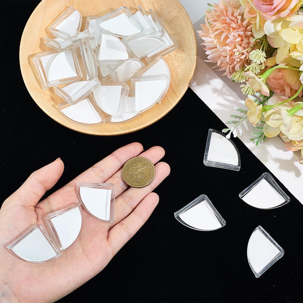 CREATCABIN 40Pcs Table Corner Protectors Edge Guards Corner Cushion Slim Clear securety Edge Bumpers Cushion Transparent Covers Protector Proof for Home Furniture Table Windows Cabinet 11.8 Inch