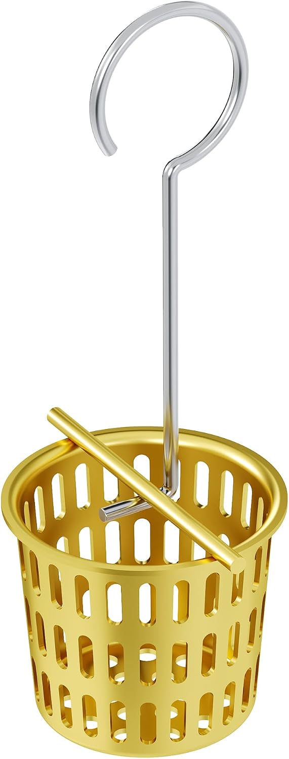 Neodrain Shower Drain Hair Catcher – Stainless Steel Hair & Debris Strainer with Lifting Hook, Hair Trap Filter Basket for Bathroom Drains, Reusable Hair Strainer for Clog-Free Drains