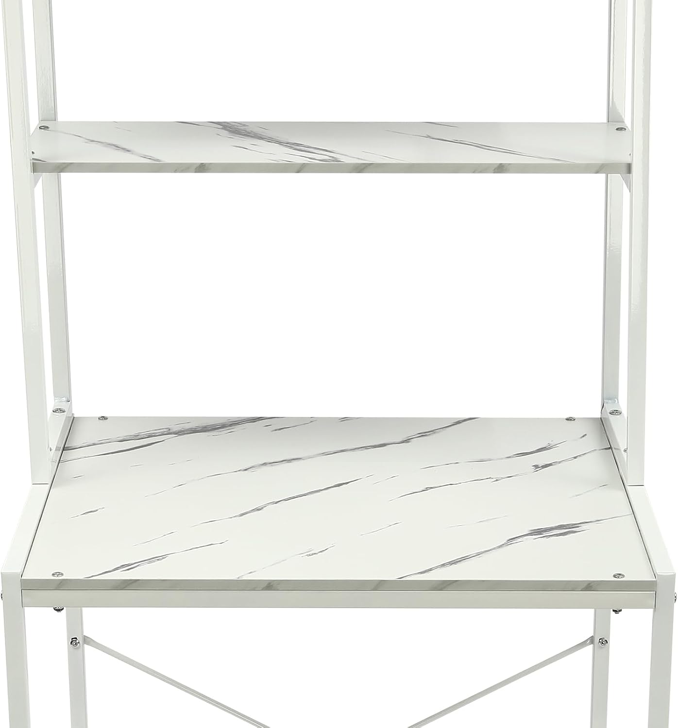 Over Washer and Dryer Shelves, 3 Tiers Over Washer and Dryer Storage, Laundry Room Storage and Organizer Standing Shelf for Bathrooms, Laundry Rooms, Balconies, Marble, 25.6*23.62*38.18in