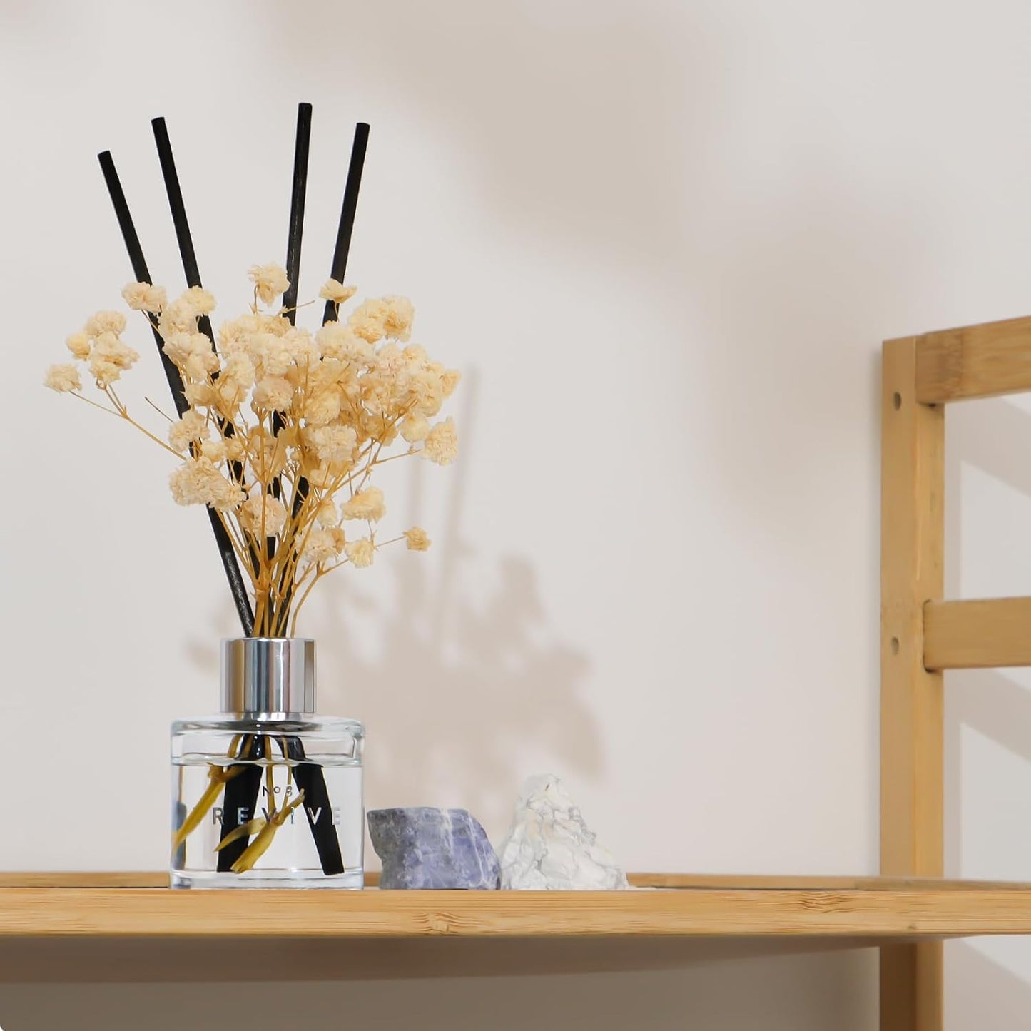 3 Pack Fragrance Reed Diffuser, 50ML Lavender Jasmine Lemongrass Aromatherapy Diffuser Set with 12 Black Fiber Sticks,Air Freshener for Bedroom Bathroom Office, 8.2X 6.6X 2.1 inch