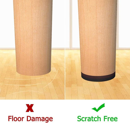 Yelanon Non Slip Furniture Pads -56 pcs（1+2）” Furniture Grippers, Non Skid Furniture Legs,Self Adhesive Rubber Furniture Feet, Anti Slide Furniture Hardwood Floor Protector for Keep Couch Stoppers