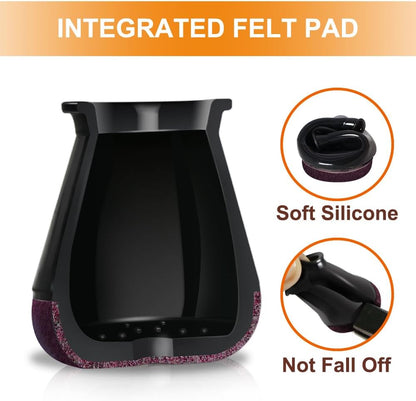 VIUME 24 Pcs Chair Leg Floor Protectors for Hardwood Floors Silicone Covers Felt Pads Furniture Leg Caps Anti-Scratch Reduce Noise Fit (1-5/16" to 2")