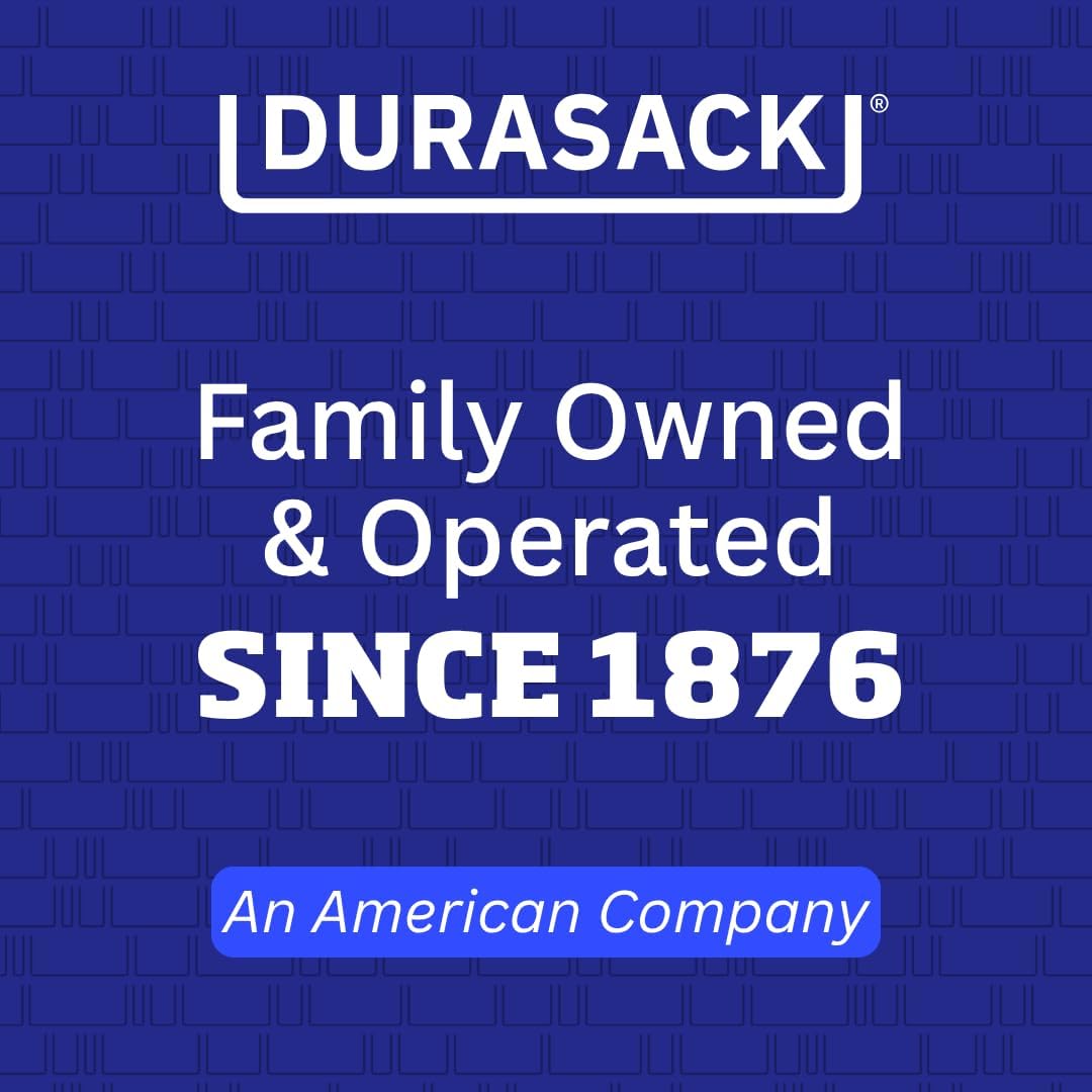DURASACK XL 48-Gallon Zipper Top Heavy Duty Storage Tote Bags, Black | Rugged Woven Polypropylene Moving Bag, Reusable Self-Standing Design, Holds up to 500 Pounds