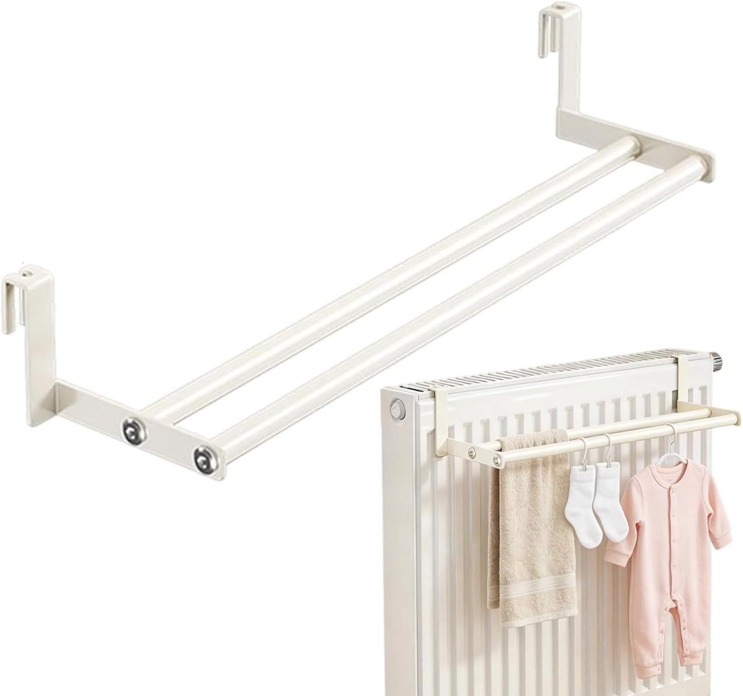 Wall Drying Rack Heavy-Duty Space-Saving Towel Hanger | Wall Laundry Drying Rack for Dorm Rv Bathroom Room Closet Clothing