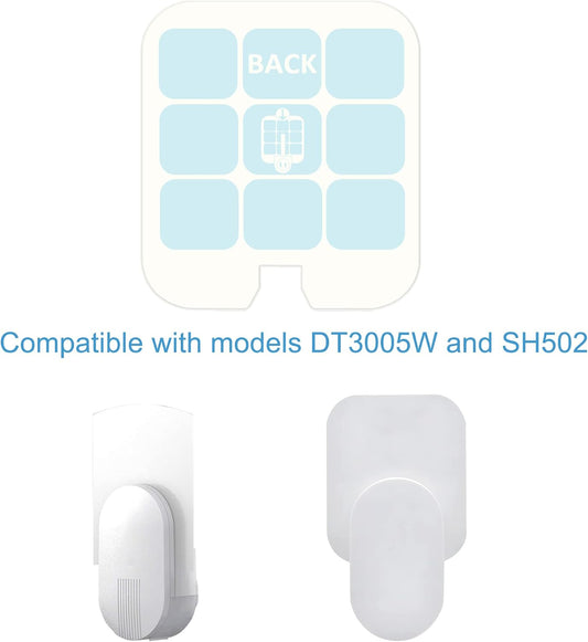 10 Pack Replacement Glue Boards for Dynatrap DT3005W Dot and Safer Home SH502 Plug-in Indoor Insect Trap Mosquito Trap Refills Glue Cards