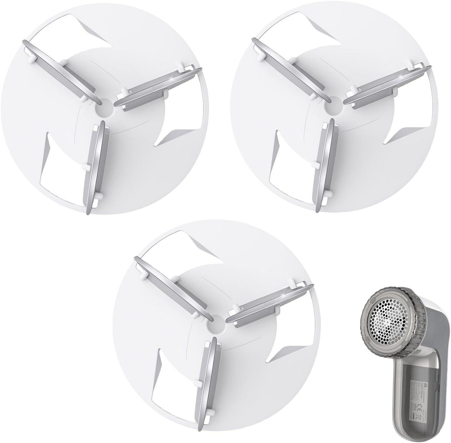 (ONLY for 3-Leaf) Compatible with Beautural Fabric Shaver Replacement Blades,Sweater Defuzzer Refills Fit for Beautural Fabric Shaver and Lint Remover Replacement Blades,3Pcs