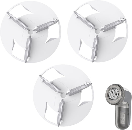 (ONLY for 3-Leaf) Compatible with Beautural Fabric Shaver Replacement Blades,Sweater Defuzzer Refills Fit for Beautural Fabric Shaver and Lint Remover Replacement Blades,3Pcs