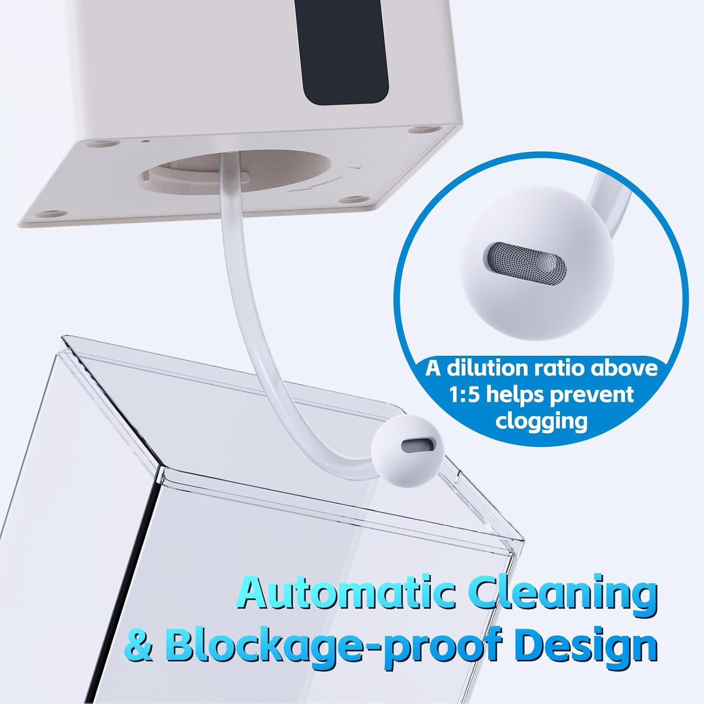 Automatic Foaming Soap Dispenser Touchless, USB Rechargeable Smart Hand Dish Soap Dispenser for Bathroom Kitchen Sink, Hands-Free, 3-Level Adjustable, 13.5oz/400mL