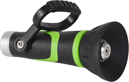 GREEN MOUNT GSFNG98 Garden Hose Nozzle, Fireman's Hose Heavy Duty Nozzle, Premium Constructed Sprayer with Ergonomic Handle for Arthritis