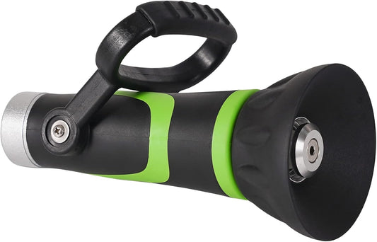 GREEN MOUNT GSFNG98 Garden Hose Nozzle, Fireman's Hose Heavy Duty Nozzle, Premium Constructed Sprayer with Ergonomic Handle for Arthritis