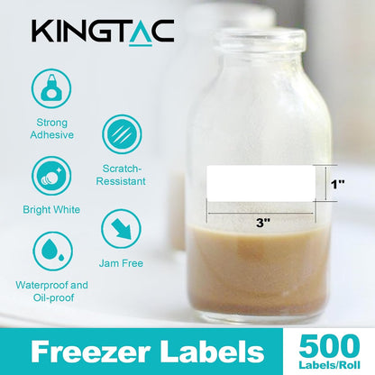 Kingtac 600 Writable Home Moving Stichers - 2' x 3', 20 Color-Coded Home Moving Packing Labels with Fragile, Extra, Heavy Options.Stick to Cardboard Boxes and Plastic Bins, No Extra Tape Needed