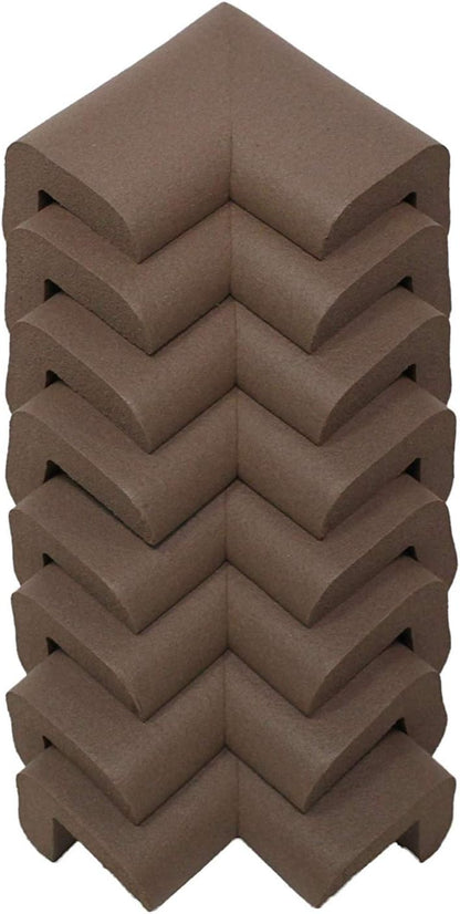 KidKusion 4-Piece Safety Corner Cushion, Black, Child Proofing Corner Guard, Made in USA, Child Safety, Home Furniture Safety Bumper, Baby Proof Table Protector, 4 Count (Pack of 1)
