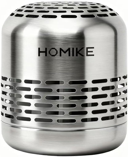 HOMIKE Refrigerator Deodorizer, Odor Eliminator,Last up to 10 Years for Car,Closet,Shoes Cabinet,Fridge and Freezer,Outperforms Baking Soda and Activated Carbon(Stainless Steel)